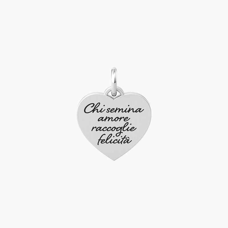 Ciondolo cuore con frase shakespeare Love Kidult 741061