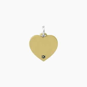 Ciondolo cuore con scritta famiglia e cristallo Family Kidult 741069