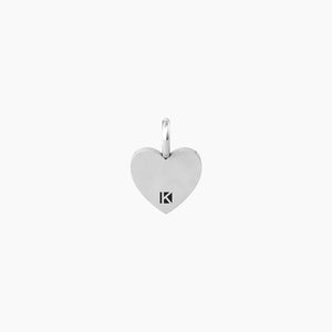 Ciondolo a forma di cuore con cristalli bianchi Symbols Kidult 741070