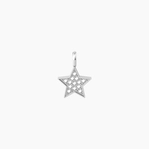 Ciondolo a forma di stella con cristalli bianchi Symbols Kidult 741071