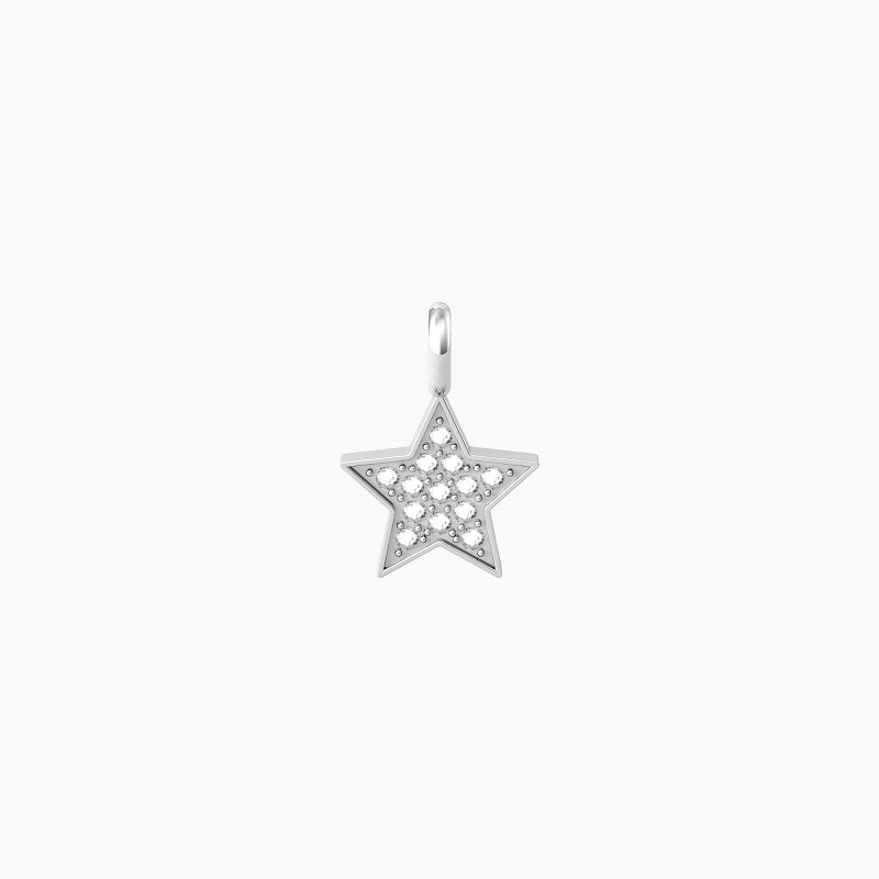 Ciondolo a forma di stella con cristalli bianchi Symbols Kidult 741071