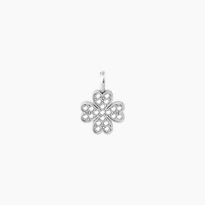 Ciondolo a forma di quadrifoglio con cristalli Symbols Kidult 741072