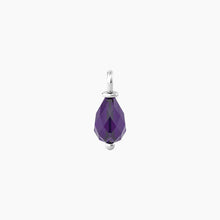 Carica l&#39;immagine nel visualizzatore di Gallery, Ciondolo con quarzo viola taglio briolette Energy Stone Kidult 741107
