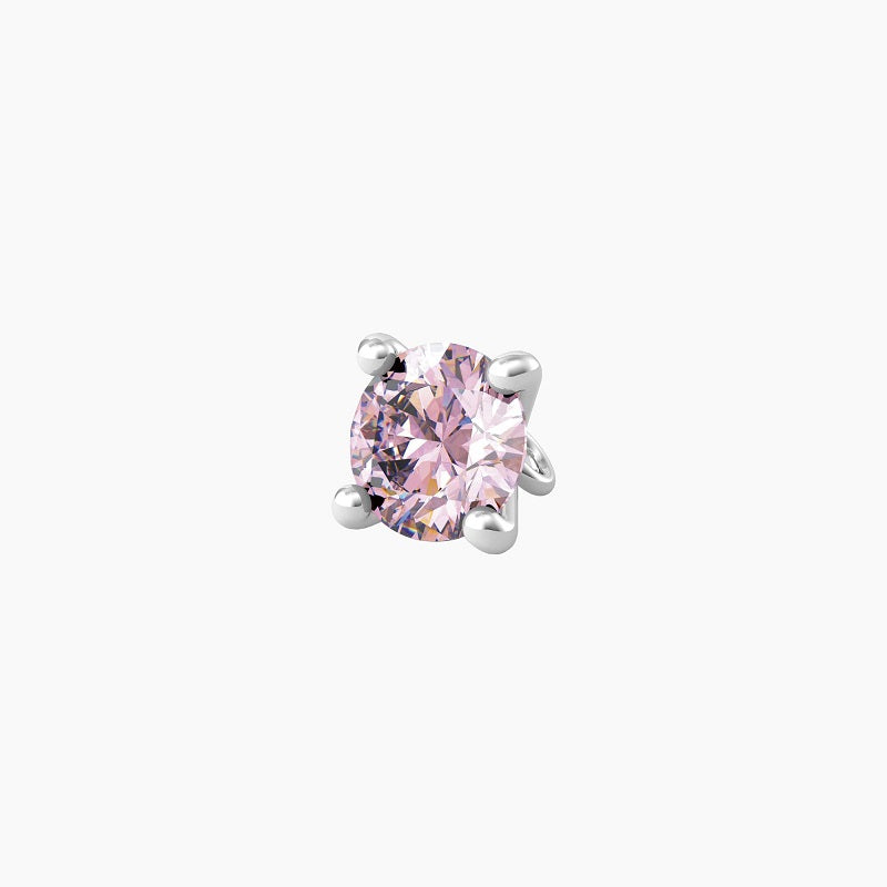 Ciondolo con zircone rosa taglio diamante Energy Stone Kidult 741118