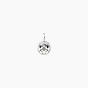Ciondolo con zircone bianco tondo Energy Stone Kidult 741122