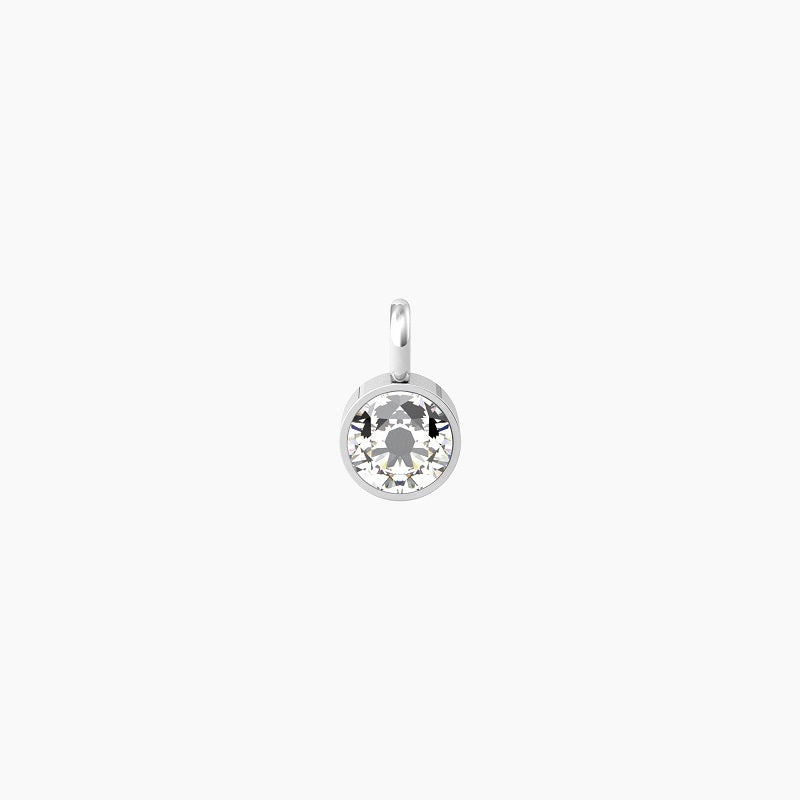 Ciondolo con zircone bianco tondo Energy Stone Kidult 741122