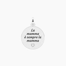 Carica l&#39;immagine nel visualizzatore di Gallery, Ciondolo in acciaio tondo con frase per la mamma Kidult 741210
