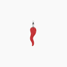 Carica l&#39;immagine nel visualizzatore di Gallery, Ciondolo in acciaio a forma di cornetto rosso Kidult 741237

