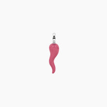 Carica l&#39;immagine nel visualizzatore di Gallery, Ciondolo in acciaio a forma di cornetto rosa Kidult 741238

