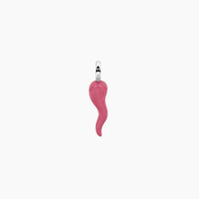 Carica l&#39;immagine nel visualizzatore di Gallery, Ciondolo in acciaio a forma di cornetto rosa Kidult 741238
