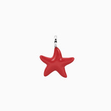 Carica l&#39;immagine nel visualizzatore di Gallery, Ciondolo in acciaio a forma di stella rossa Kidult 741241
