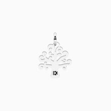 Carica l&#39;immagine nel visualizzatore di Gallery, Ciondolo in acciaio a forma di albero della vita con cristalli Kidult 741248
