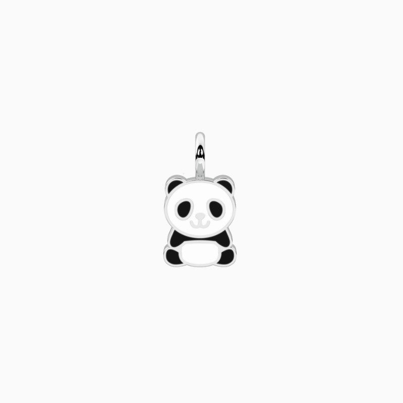 Ciondolo in acciaio a forma di panda Kidult 741249