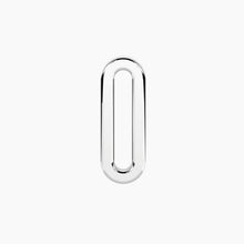 Carica l&#39;immagine nel visualizzatore di Gallery, Ciondolo in acciaio per orecchini ovale con cristalli Ovale Kidult 741299
