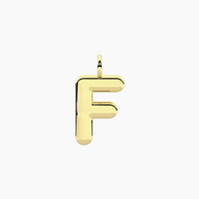 Cargar imagen en el visor de la galería, Ciondolo in acciaio dorato lettera Iniziale Kidult 741303
