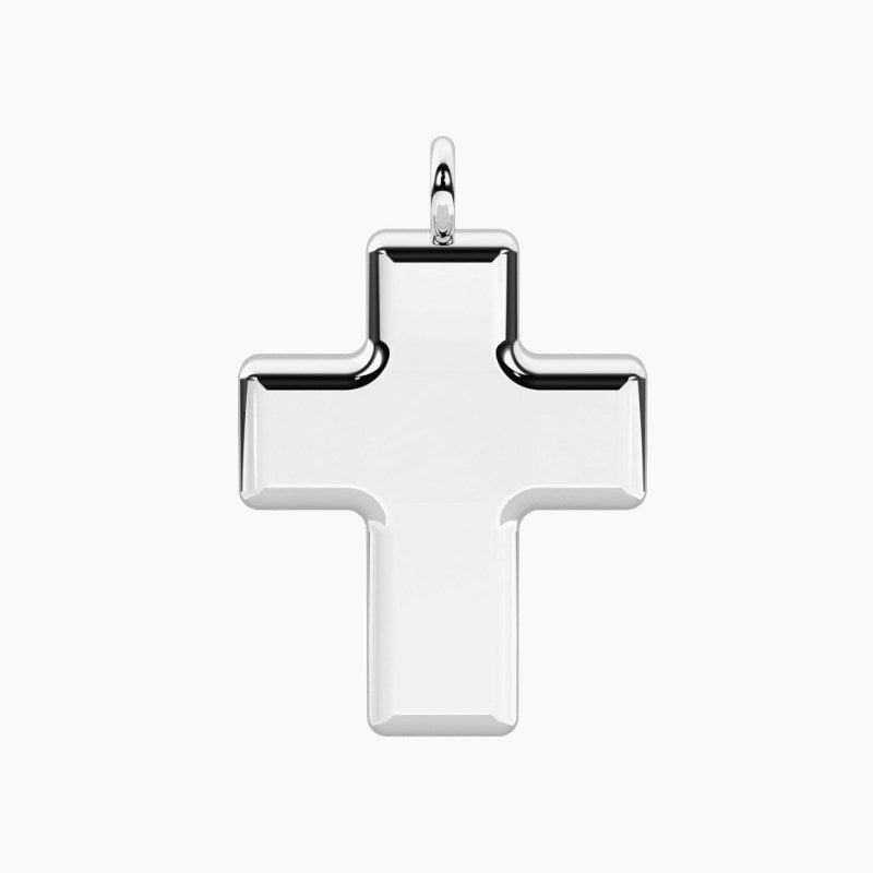 Ciondolo croce in acciaio Belive Kidult 741323