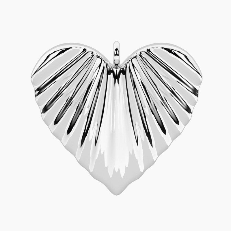 Ciondolo in acciaio con cuore Cuore alato Kidult 741325