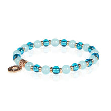 Cargar imagen en el visor de la galería, Bracciale da uomo in argento e filo Elastico Gerba GE/744
