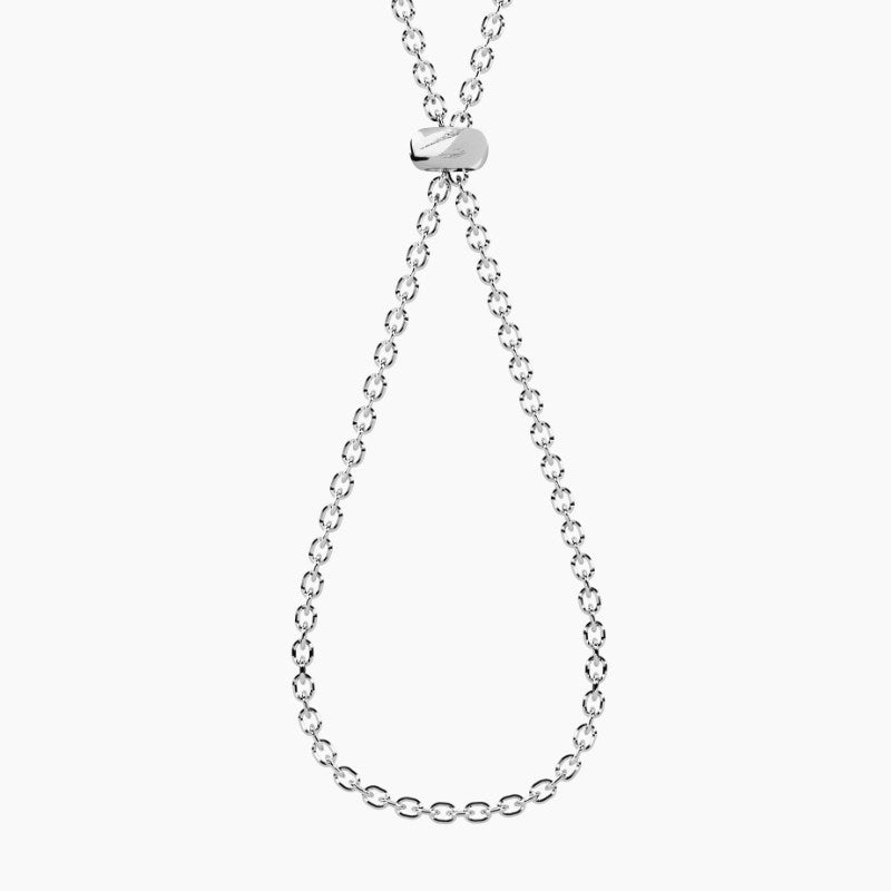 Collana da donna in acciaio componibile con catena diamantata Kidult 751245