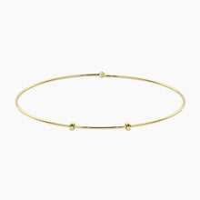 Carica l&#39;immagine nel visualizzatore di Gallery, Collana da donna in acciaio dorato componibile rigido Hula-hoop Kidult 751248
