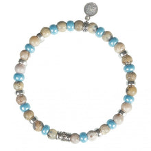 Carica l&#39;immagine nel visualizzatore di Gallery, Bracciale da uomo in argento e filo Elastico Gerba GE/757
