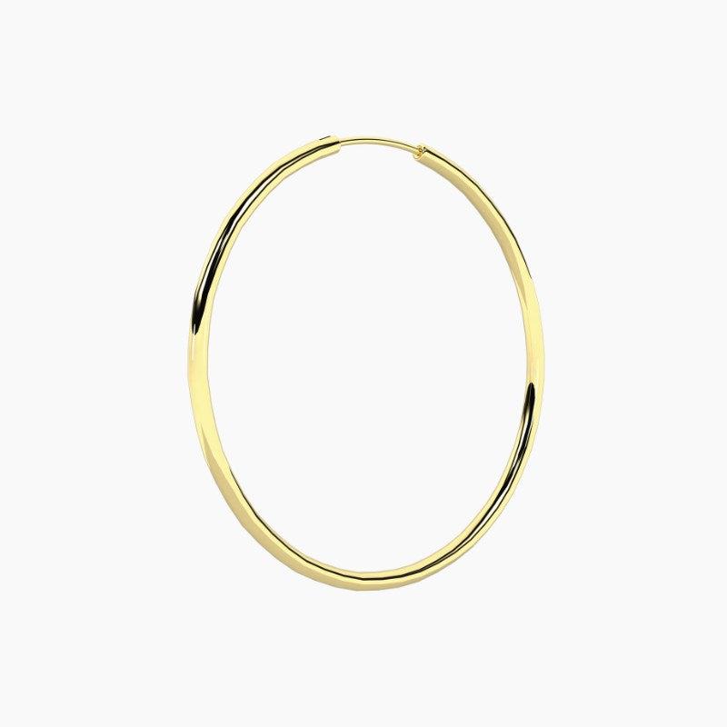 Orecchino in acciaio dorato componibile a cerchio Kidult 761027