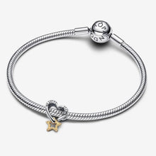Load image into Gallery viewer, Charm Openwork Cuore e Stella "My Lucky Star"
