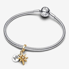 Load image into Gallery viewer, Charm Pendente Stella Polare da incidere con diamante creato in laboratorio
