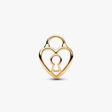 Load image into Gallery viewer, Charm Openwork Lucchetto Cuore
