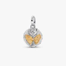 Load image into Gallery viewer, Charm Medallion Farfalla "Somniare Aude"
