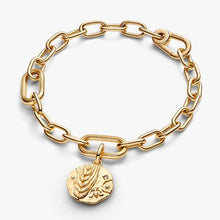 Carica l'immagine nel visualizzatore di Gallery, Charm Medallion Spiga di Grano "Virtus Vera Prosperitas"
