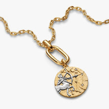 Cargar imagen en el visor de la galería, Charm Medallion XL Sagittario "Vivere Est Audere"
