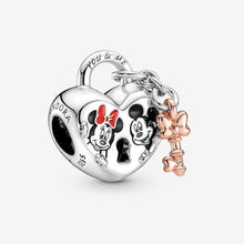 Cargar imagen en el visor de la galería, Charm Lucchetto d'Amore Mickey Mouse &amp; Minnie, Disney
