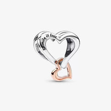 Load image into Gallery viewer, Charm Openwork Cuore Infinito "Family is Love"
