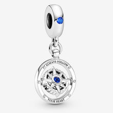 Carica l'immagine nel visualizzatore di Gallery, Charm Pendente Bussola "Always Follow Your Heart"
