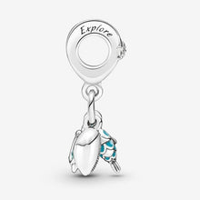 Load image into Gallery viewer, Charm Pendente Pesciolino, Tartaruga Marina e Conchiglia
