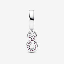 Cargar imagen en el visor de la galería, Charm Pendente Infinito Rosa
