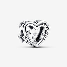 Cargar imagen en el visor de la galería, Charm Openwork Cuore con Stella
