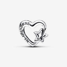 Cargar imagen en el visor de la galería, Charm Openwork Cuore con Stella
