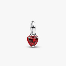 Load image into Gallery viewer, Charm Mini Pendente Red Chakra Heart Pandora ME
