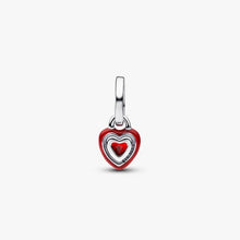 Load image into Gallery viewer, Charm Mini Pendente Red Chakra Heart Pandora ME
