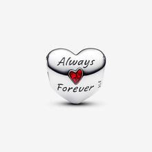 Load image into Gallery viewer, Charm Disney, Cuore Mickey &amp; Minnie "Always Forever"
