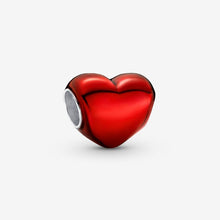 Cargar imagen en el visor de la galería, Charm Cuore Metallico Rosso
