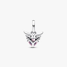 Cargar imagen en el visor de la galería, Charm Mini Pendente Winged Heart Rosa Pandora ME
