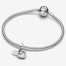Cargar imagen en el visor de la galería, Charm Pendente Doppio Cuore Nessuna come Te
