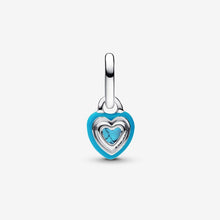 Carica l'immagine nel visualizzatore di Gallery, Charm Mini Pendente Turqoise Chakra Heart Pandora ME
