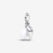 Carica l'immagine nel visualizzatore di Gallery, Charm Pendente Fiore Bucaneve Vetro di Murano 794239C01
