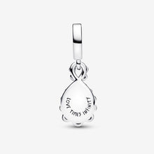 Cargar imagen en el visor de la galería, Charm Pendente Doppio Infinito Opalescente

