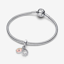 Cargar imagen en el visor de la galería, Charm Pendente Doppio Infinito Opalescente
