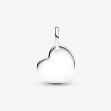 Cargar imagen en el visor de la galería, Charm Pendente Cuore con Pietra Rosa Scuro Ottobre
